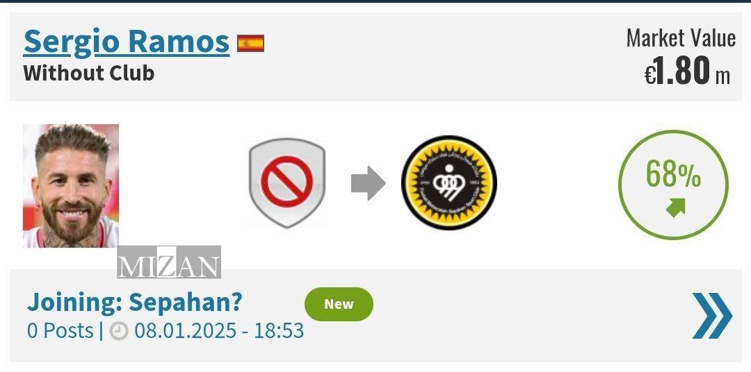 راموس در راه سپاهان؟/ اسطوره رئال مادرید ترند ترنسفرمارکت شد راموس در راه سپاهان؟/ اسطوره رئال مادرید ترند ترنسفرمارکت شد
