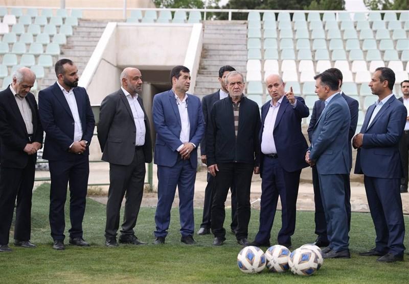 فوتبال , مسعود پزشکیان ,