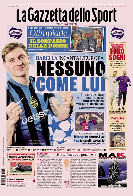 la-gazzetta-dello-sport-062059874 گاتزتا