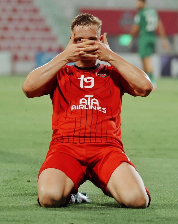 برد نیمه اولی تراکتور مقابل شباب الاهلی امارات